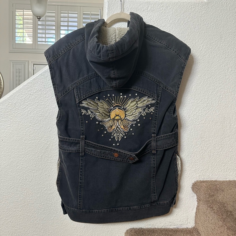 MARANT ETOILE
OVERSIZE PADDED DENIM VEST
